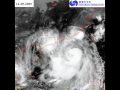 颱風巨爵的紅外線衛星圖像